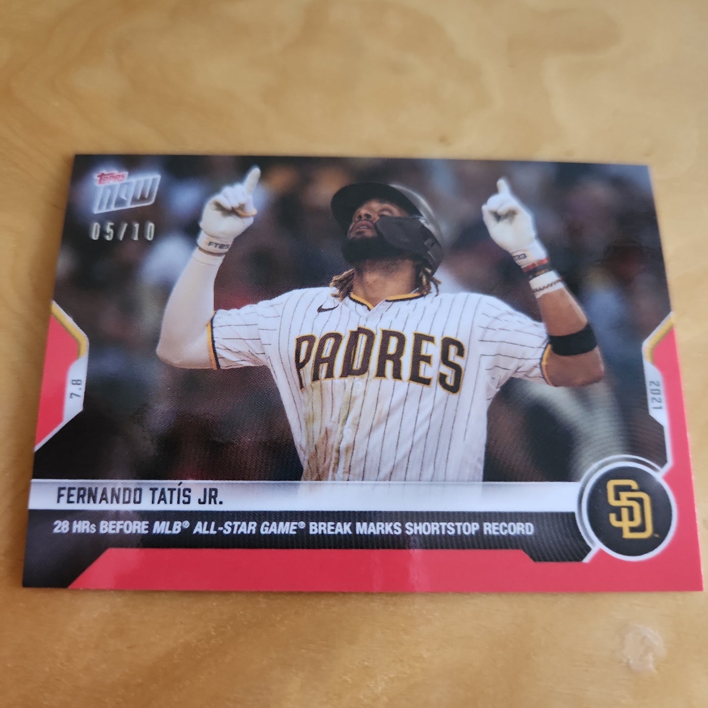 Topps Now Red Fernando Tatis Jr. 05/10 #479