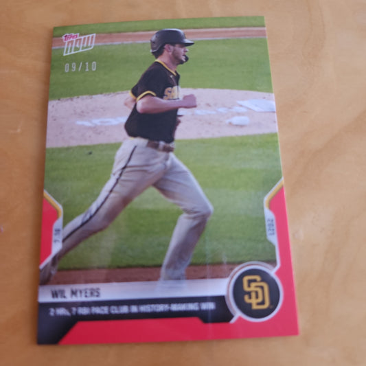 Topps Now Red W8l Myers 9/10 #512