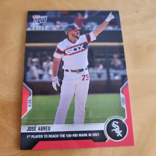 Topps Now Red José Abreu 08/10 #730