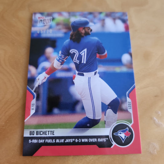 Topps Now Red Bo Bichette 05/10 #812