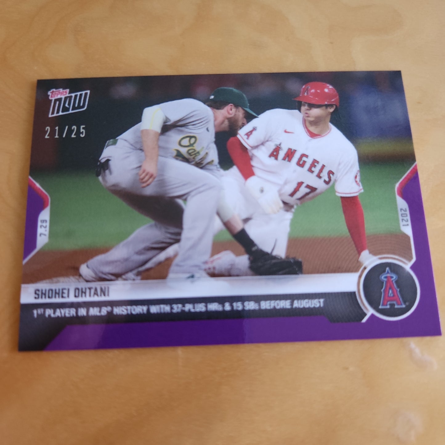 Topps Now Purple Shoei Ohtani 21/25 #577