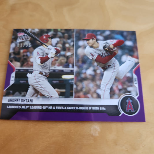 Topps Now Purple Shoei Ohtani 1/25 #577
