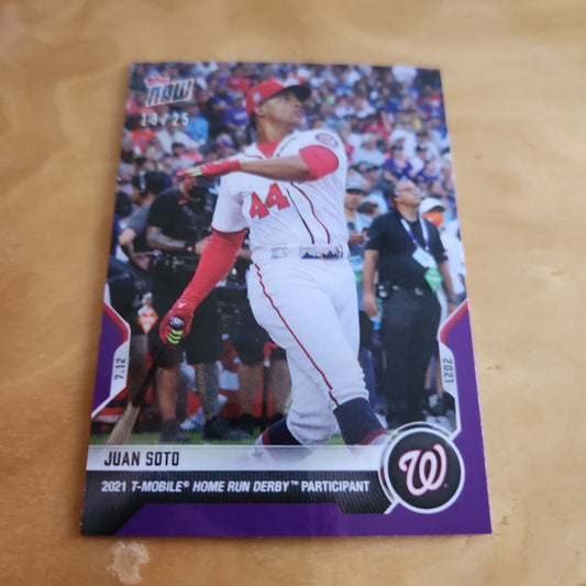 Topps Now Purple Juan Soto 13/25 #497