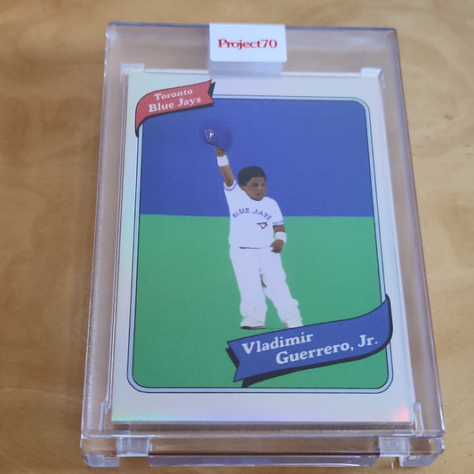 Topps Project 70 Artist Proof Rainbow Refractor  By: Oldmanalan Vladimir Guerrero Jr. 52/70 #475