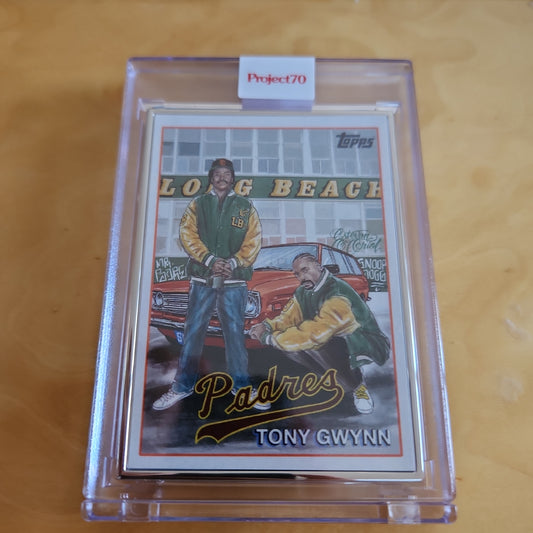 Topps Project 70 Artiest Proof  By: Snoop Dogg Tony Gwyan 21/51 #504