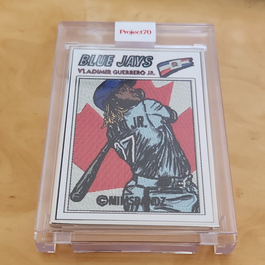 Topps Project 70 Artist Proof By: Minsbandz Vladimir Guerrero Jr. 09/51 #457