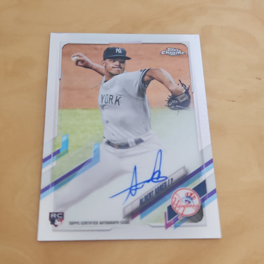 Topps Chrome Albert Abreu RC Auto #RA-AA