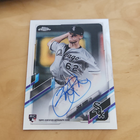 Topps Chrome Zack Burdi RC Auto #RA-ZB