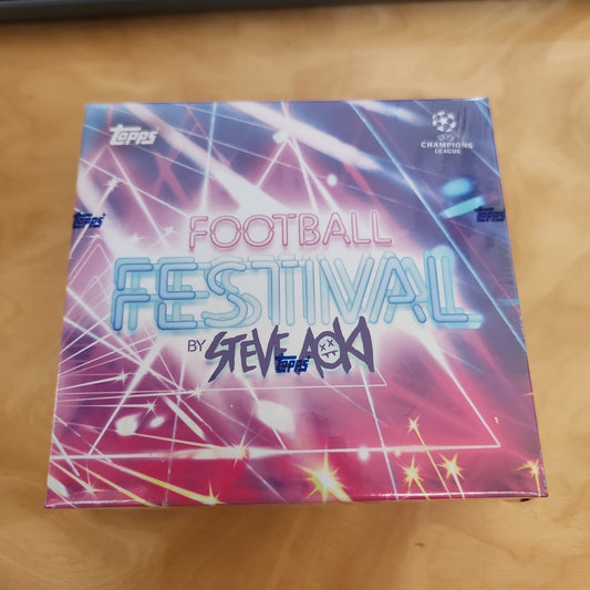 Sealed Topps Champions League Football/Soccer Festival By: Steve Aoki