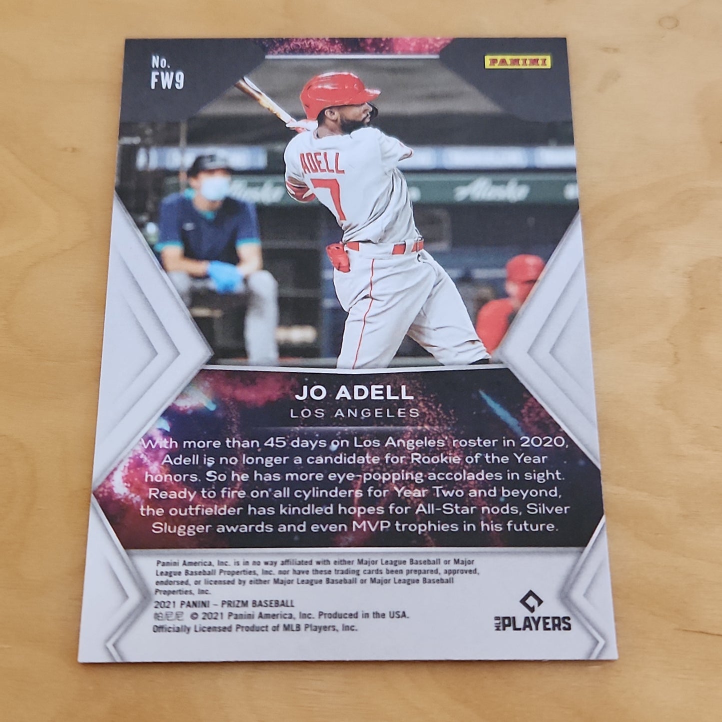 Panini Prizm Fireworks Jo Adell RC #FW9