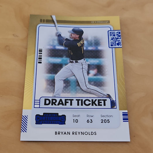 Panini Contenders Blue Draft Picks Bryan Reynolds #8
