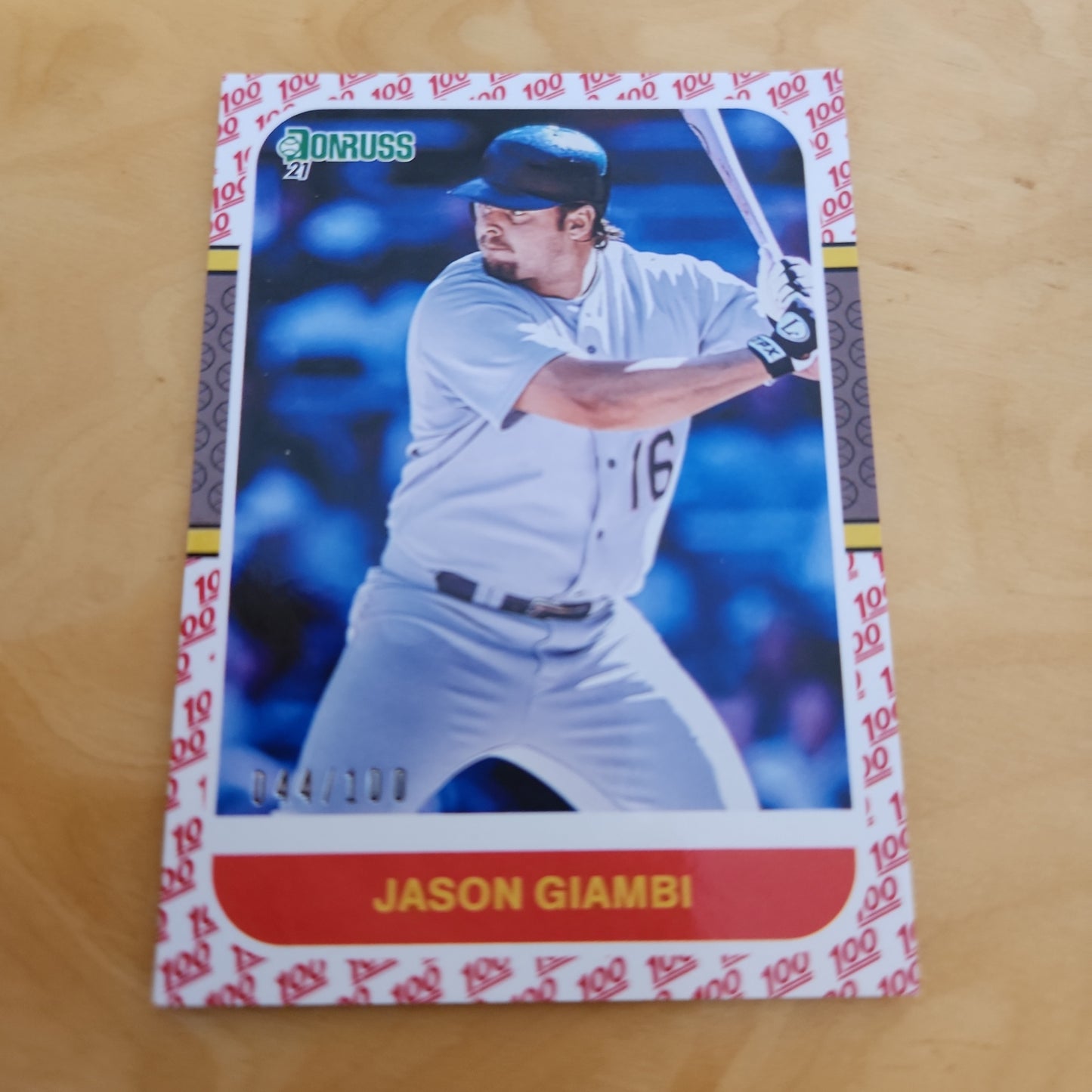 Panini Donruss 100 Jason Giambi 044/100 #241