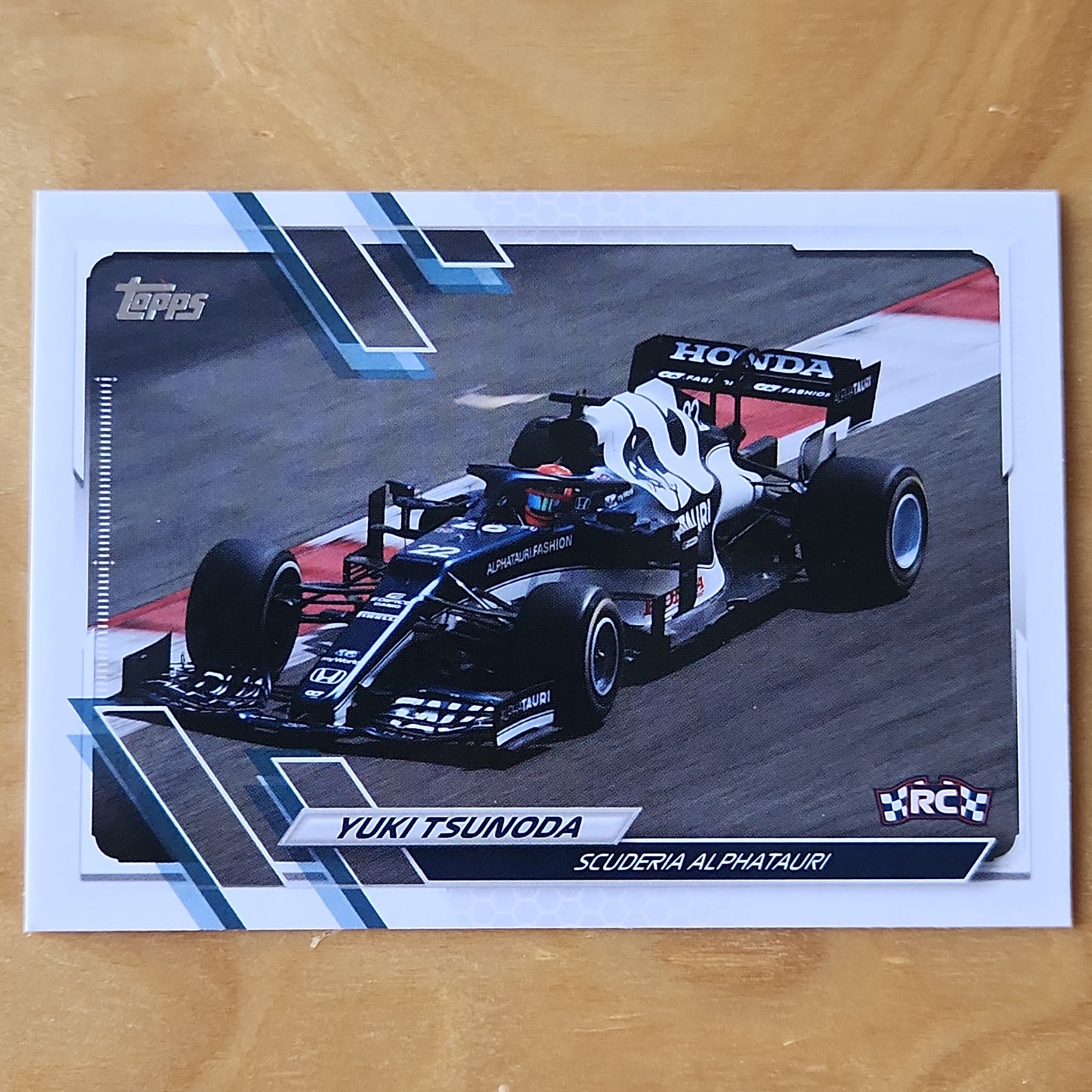 2021 Topps F1 Yuki Tsunoda Car RC #109