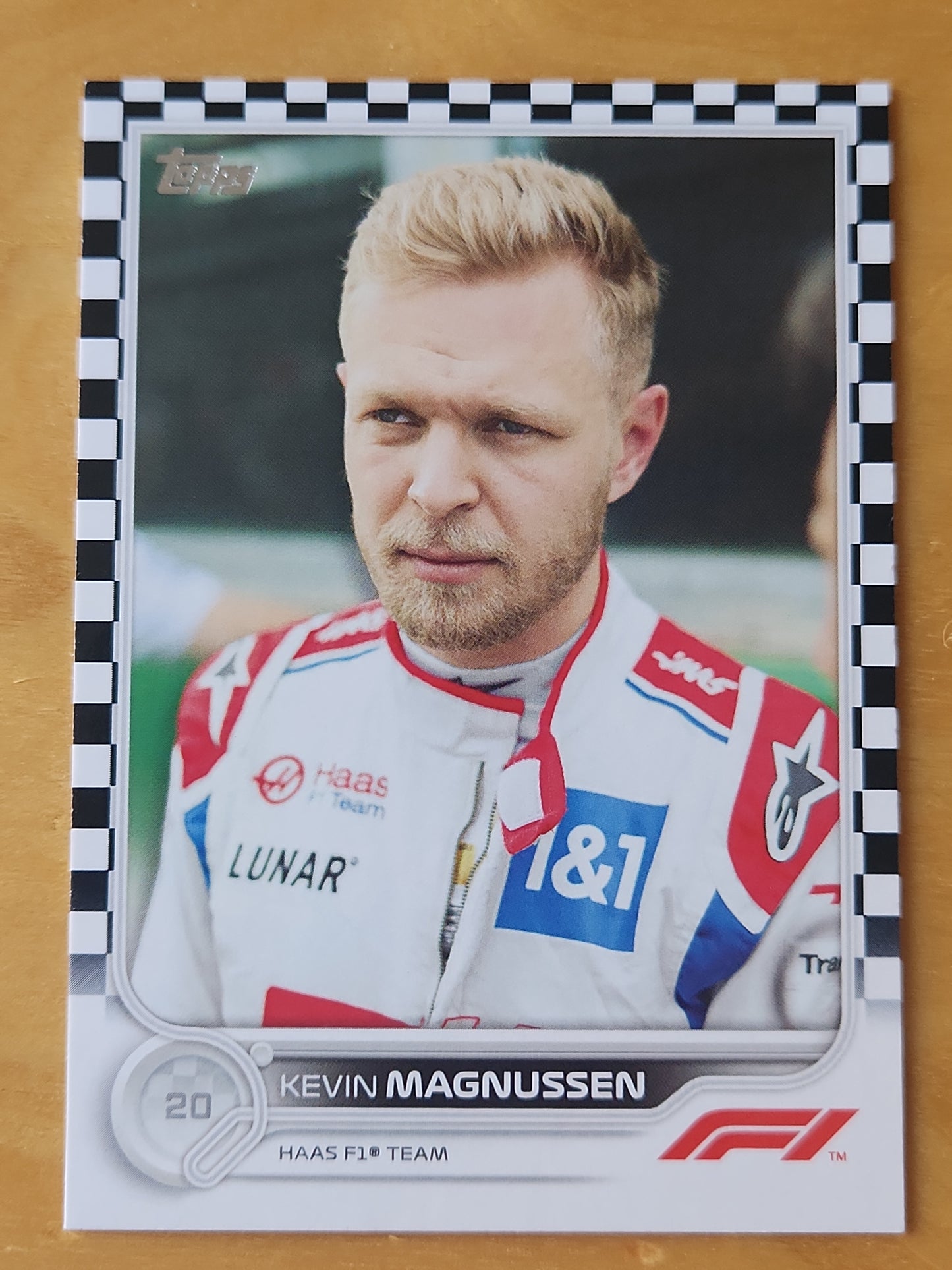 2022 Topps F1 Kevin Magnussen #75 Checker Board