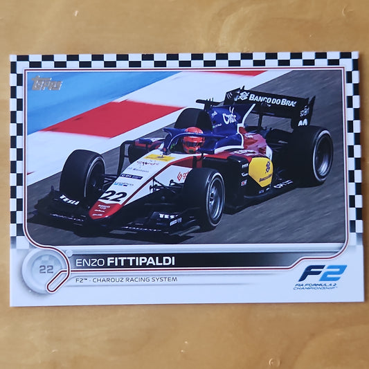 2022 Topps F2 Enzo Fittipaldi #147 Checker Board