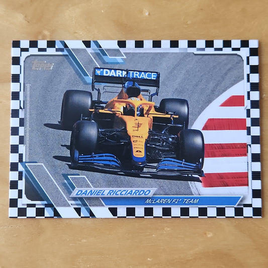 2022 Topps F1 Daniel Ricciardo #100 Checker Board