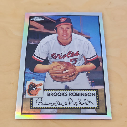 Topps Chrome Refractor Brooks Robinson Auto #522