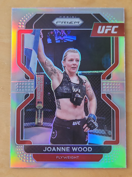 2022 Panini Prizm UFC Joanne Wood #195 Refractor