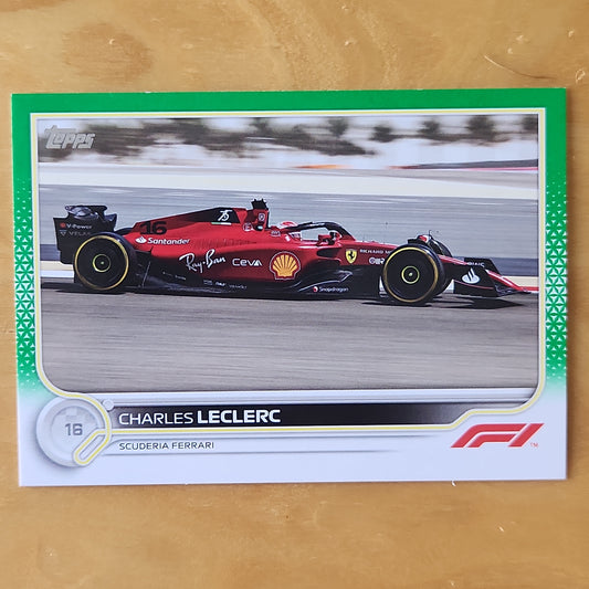 2022 Topps F1 Racing Charles Leclerc #117 Green 64/75