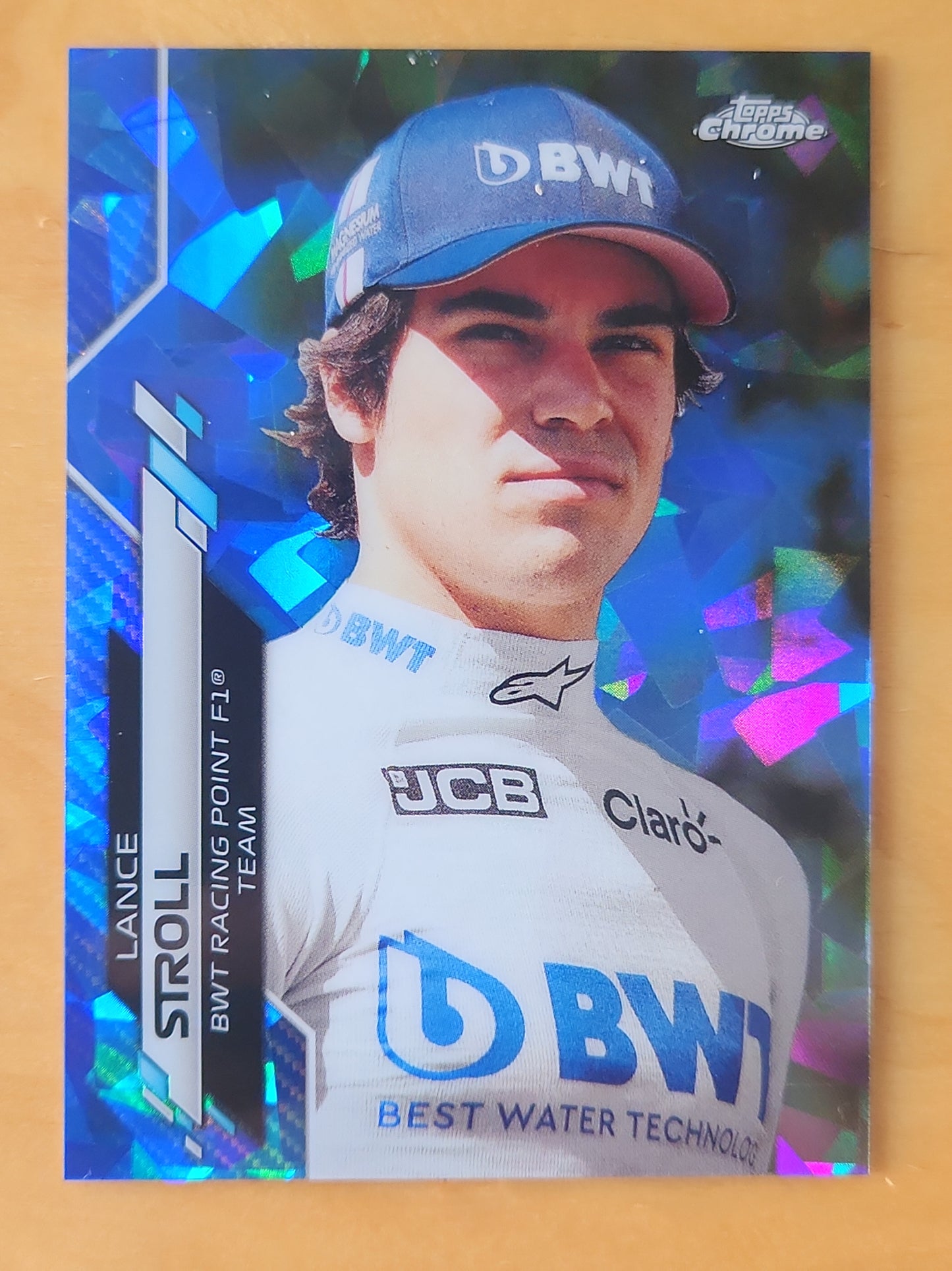 2020 Topps Chrome Spahire F1 Lance Stroll  #187