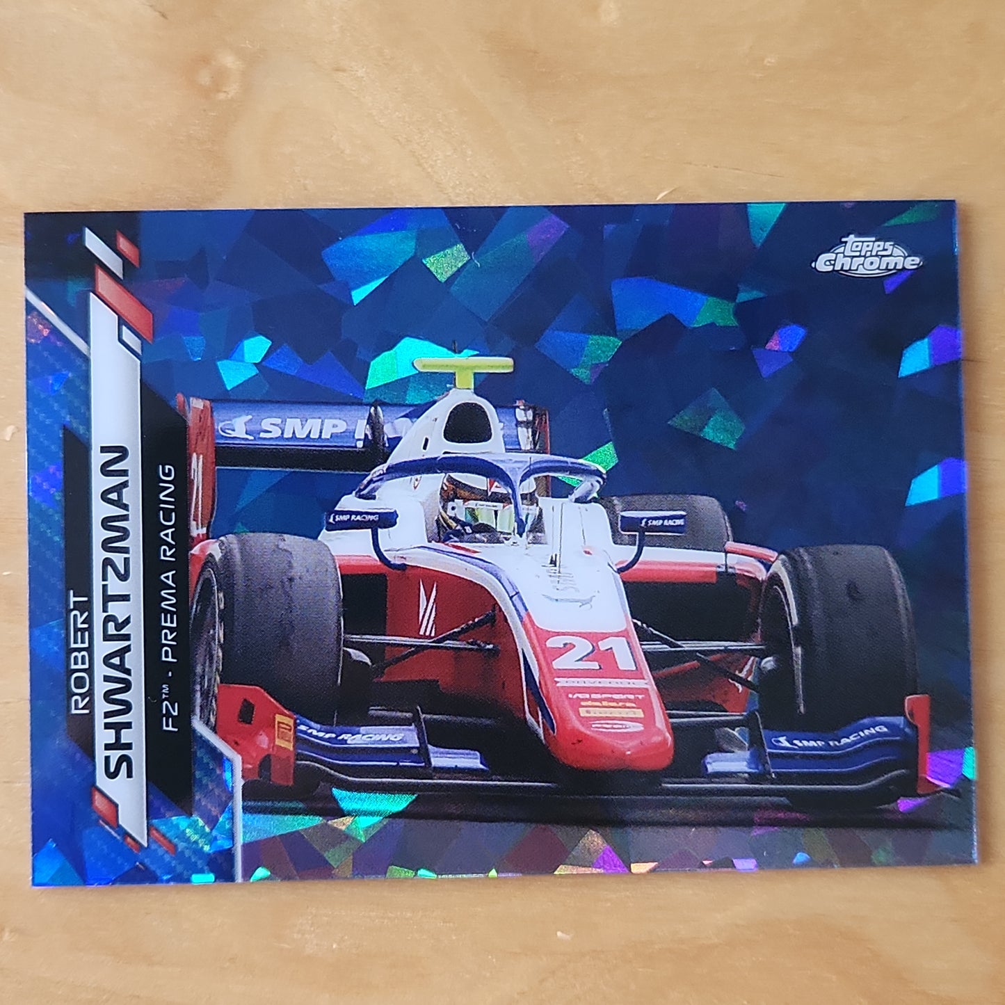 2020 Topps Chrome Spahire F1 Robert Shwartzman Car #76