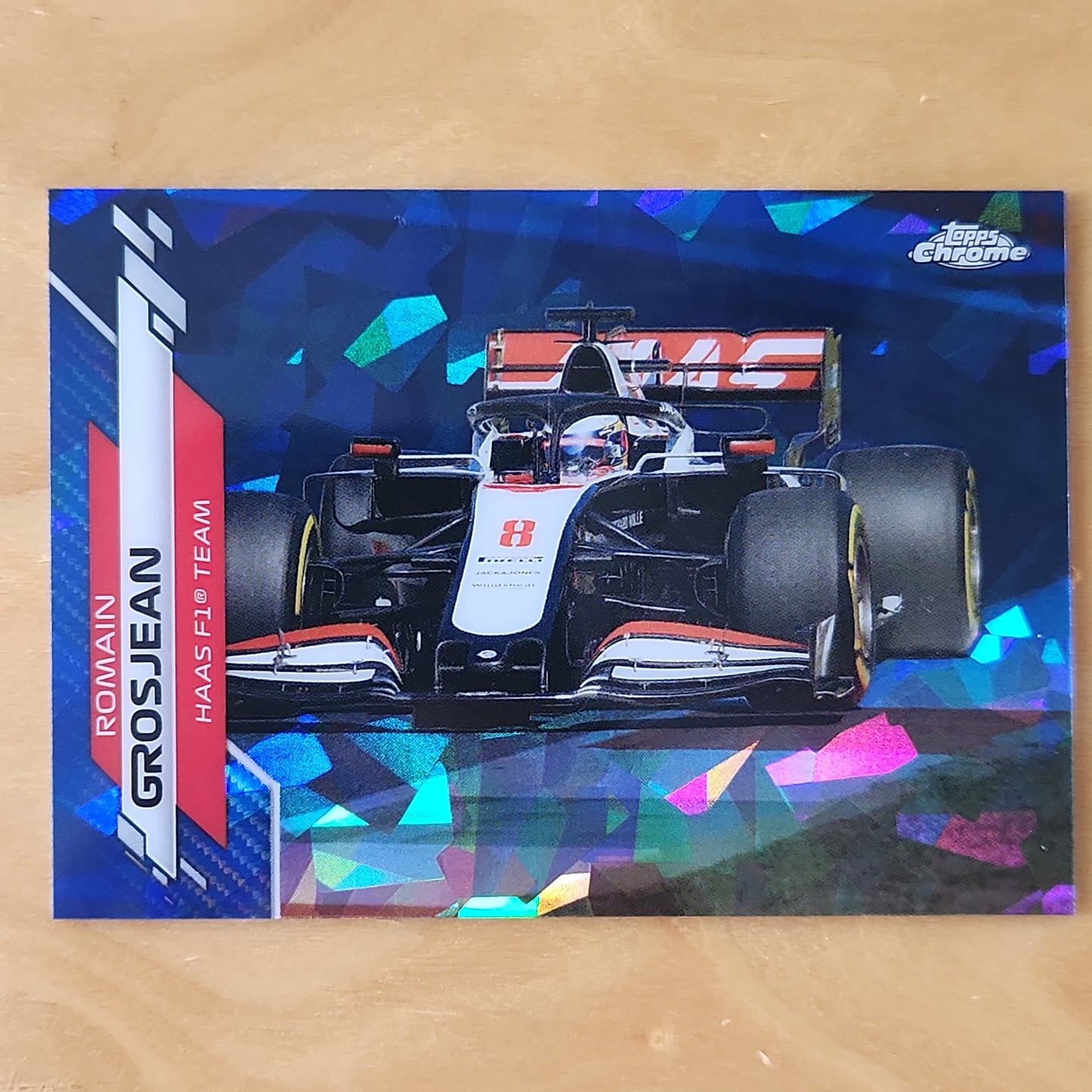 2020 Topps Chrome Spahire F1 Romain Grosjean #37