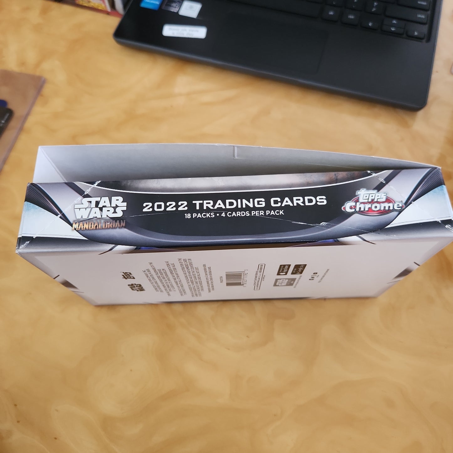 Openned Topps Chrome Star Wars The Mandalorian 2022