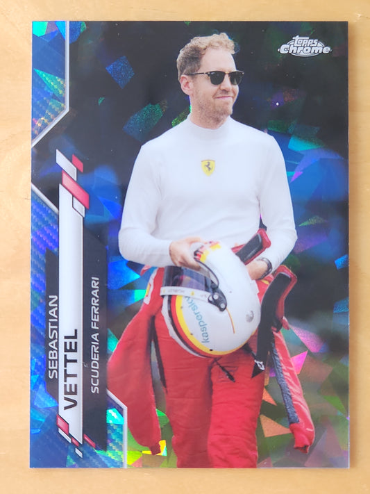 2020 Topps Chrome Spahire F1 Sebastian Vettel #176