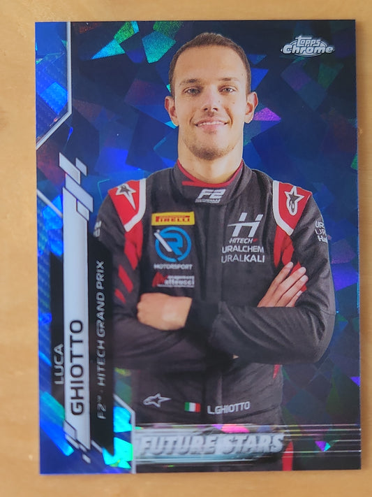 2020 Topps Chrome Spahire F1 Future Stars Luca Ghiotto #58