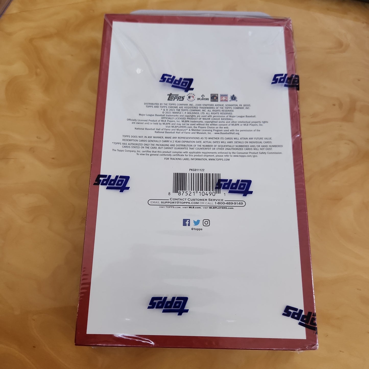 Openned Topps Chrome Platinum 70th Anniversary 2021
