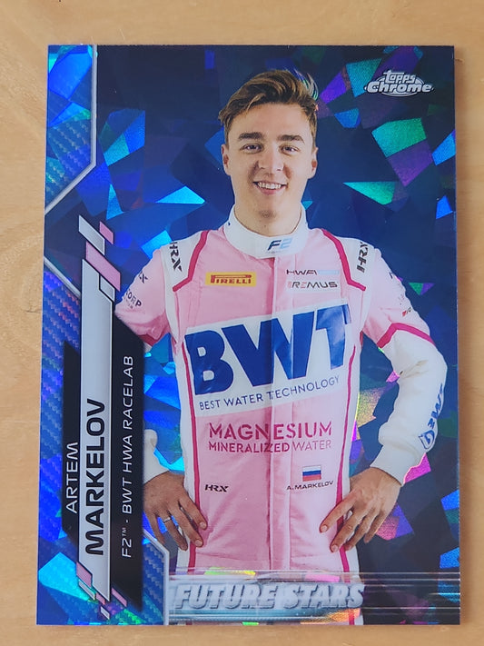 2020 Topps Chrome Spahire F1 Future Stars Artem Markelov #51