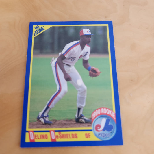 Score 90 Blue 1990 Rookie Delino DeSheilds #645