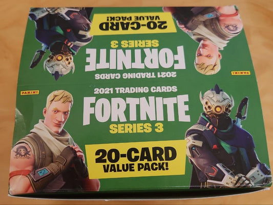 Openned Panini Epic Games Fortnite Series 3