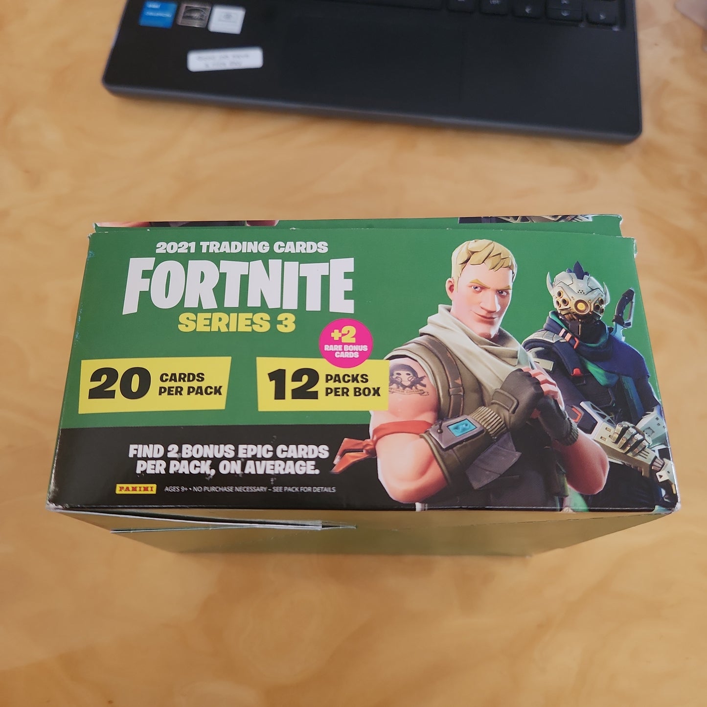 Openned Panini Epic Games Fortnite Series 3