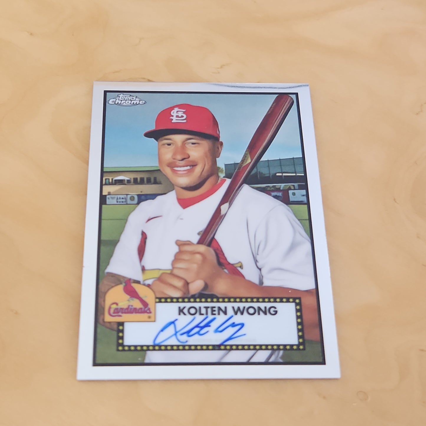 Topps Chrome Kolten Wong Auto #PA-KW