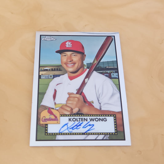 Topps Chrome Kolten Wong Auto #PA-KW