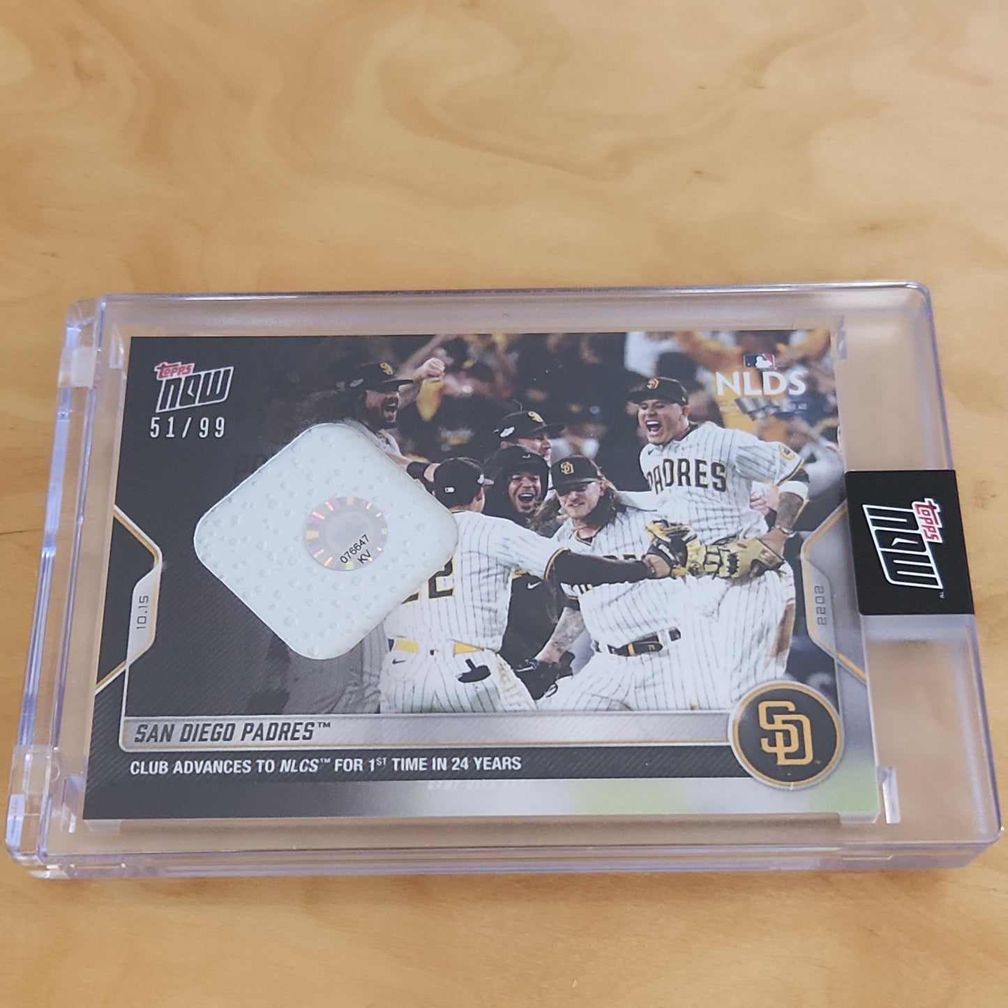Topps Now NLDS San Diego Padres Relic 51/99 #1090A