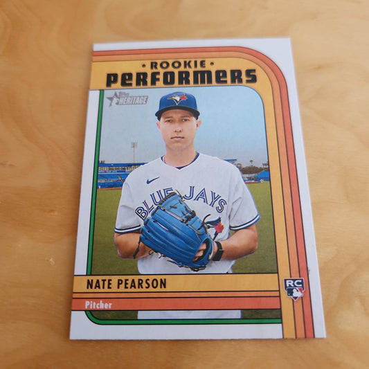 Topps Heritage Rookie Nate Pearson #RP-6