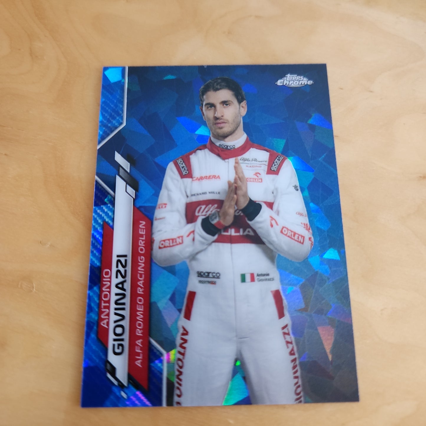 Topps Chrome Saphire Antonio Giovinazzi #16