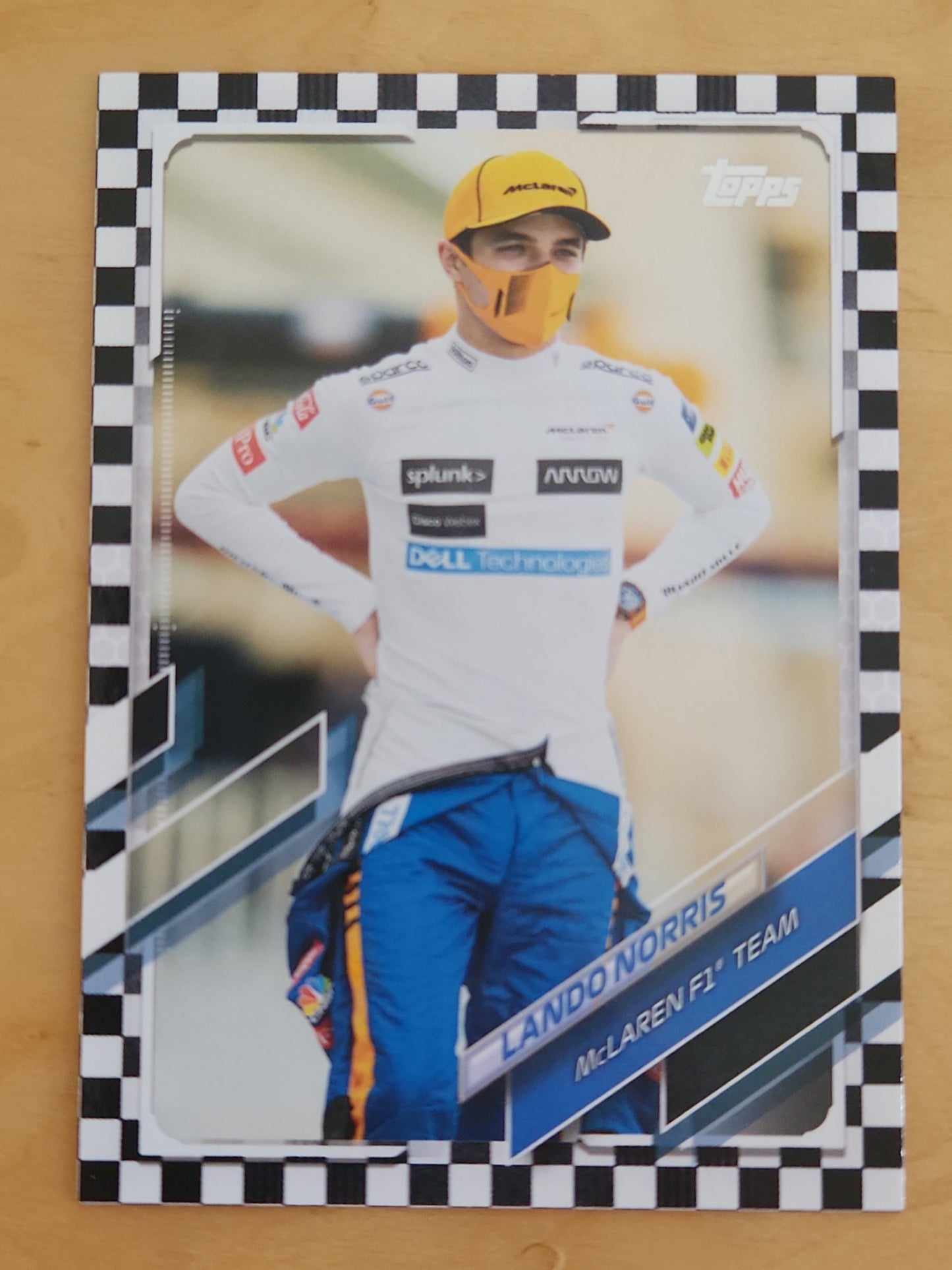 2021 Topps Lando Norris #52 Checker Flag