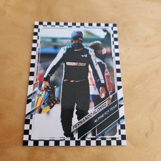 Topps Checkered Fernando Alonso #41