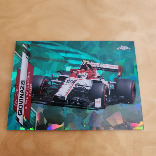 Topps Chrome Green Saphire Antonio Giovinazzi 69/99 #36