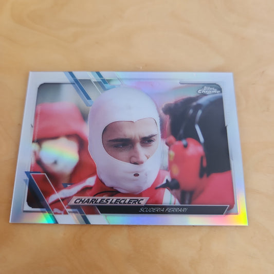 Topps Chrome Refractor Charles Leclerc #25