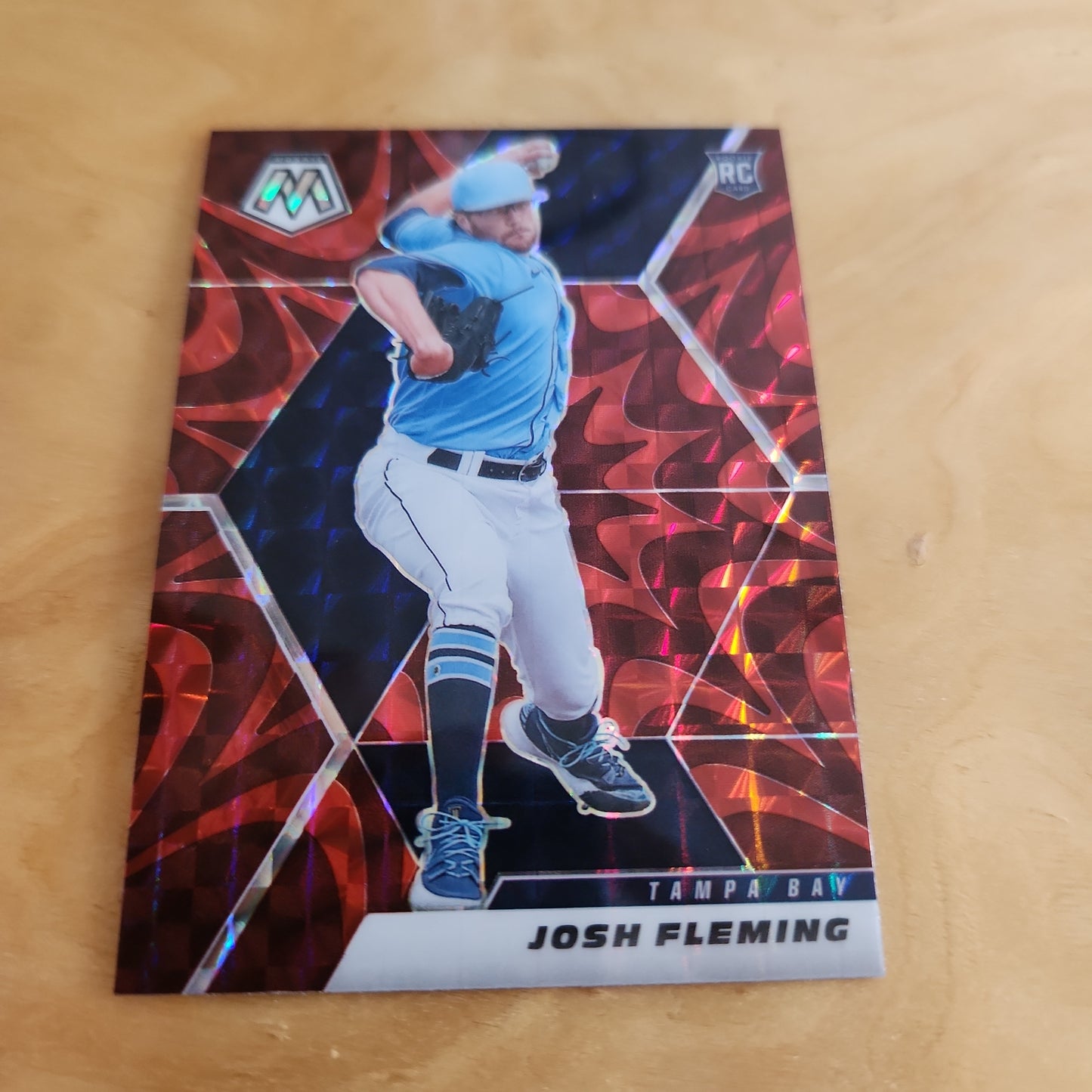 Panini Prizm Mosiac Red Josh Fleming RC #263