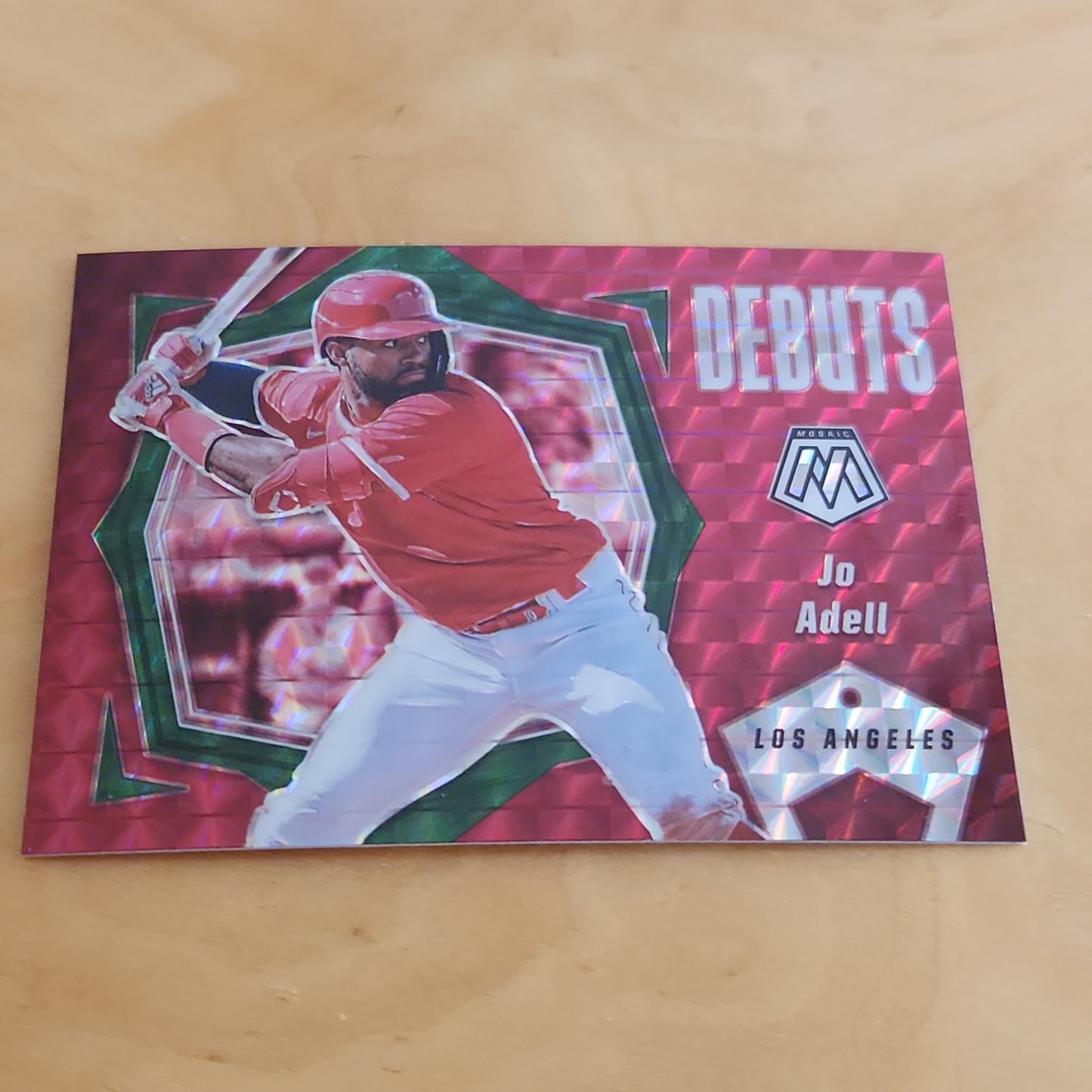 Panini Prizm Mosiac Red Debuts Jo Adell #PD1