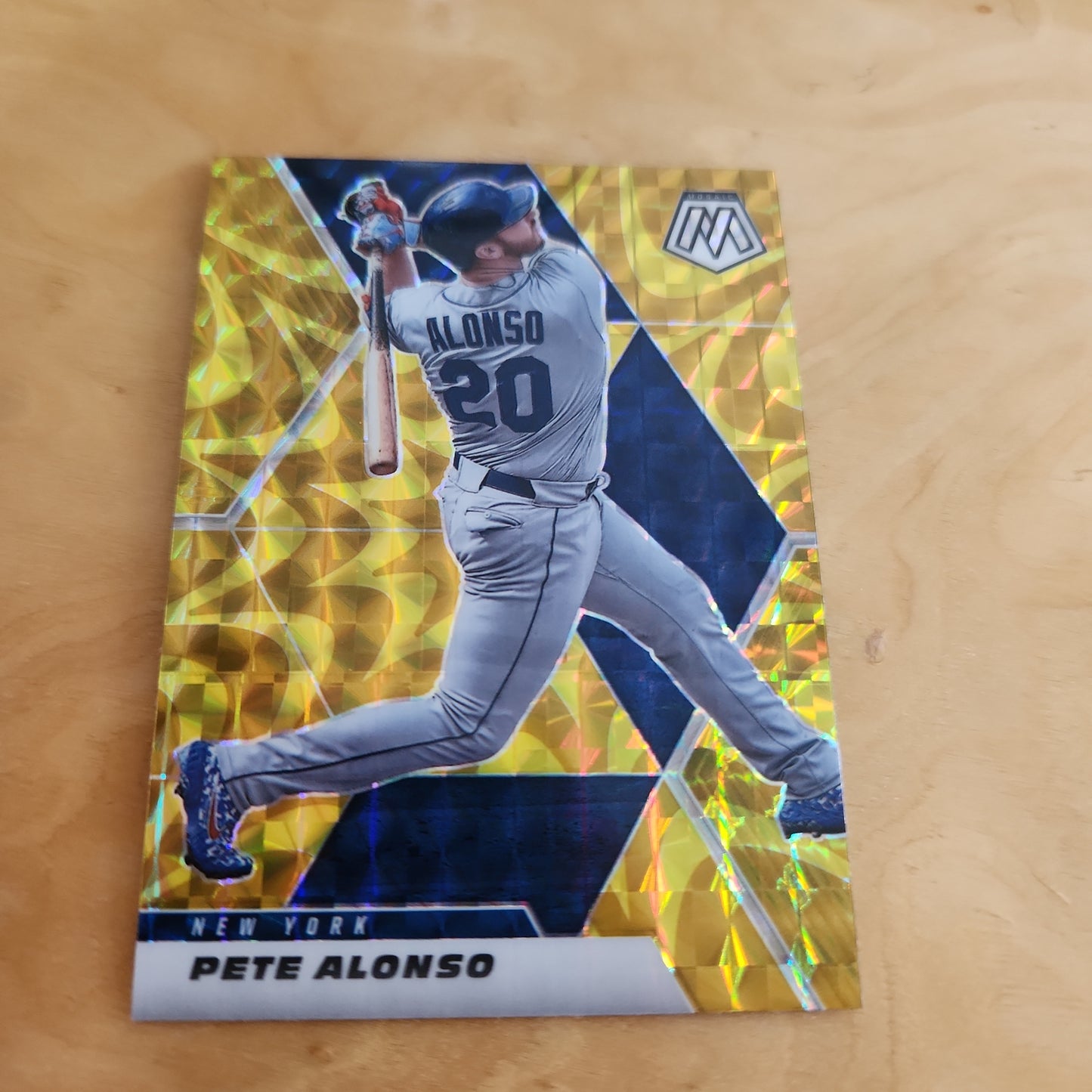 Panini Prizm Mosiac Yellow Pete Alonso #120