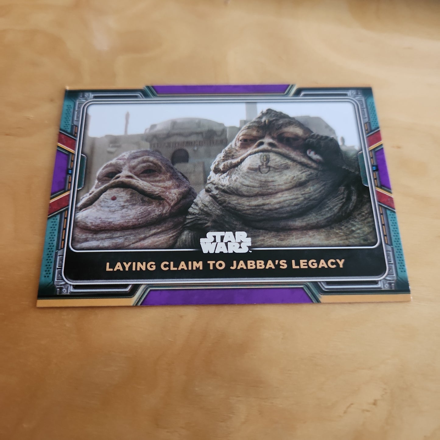 Topps Purple Star Wars Laying Claim To Jabba's Legacy #26