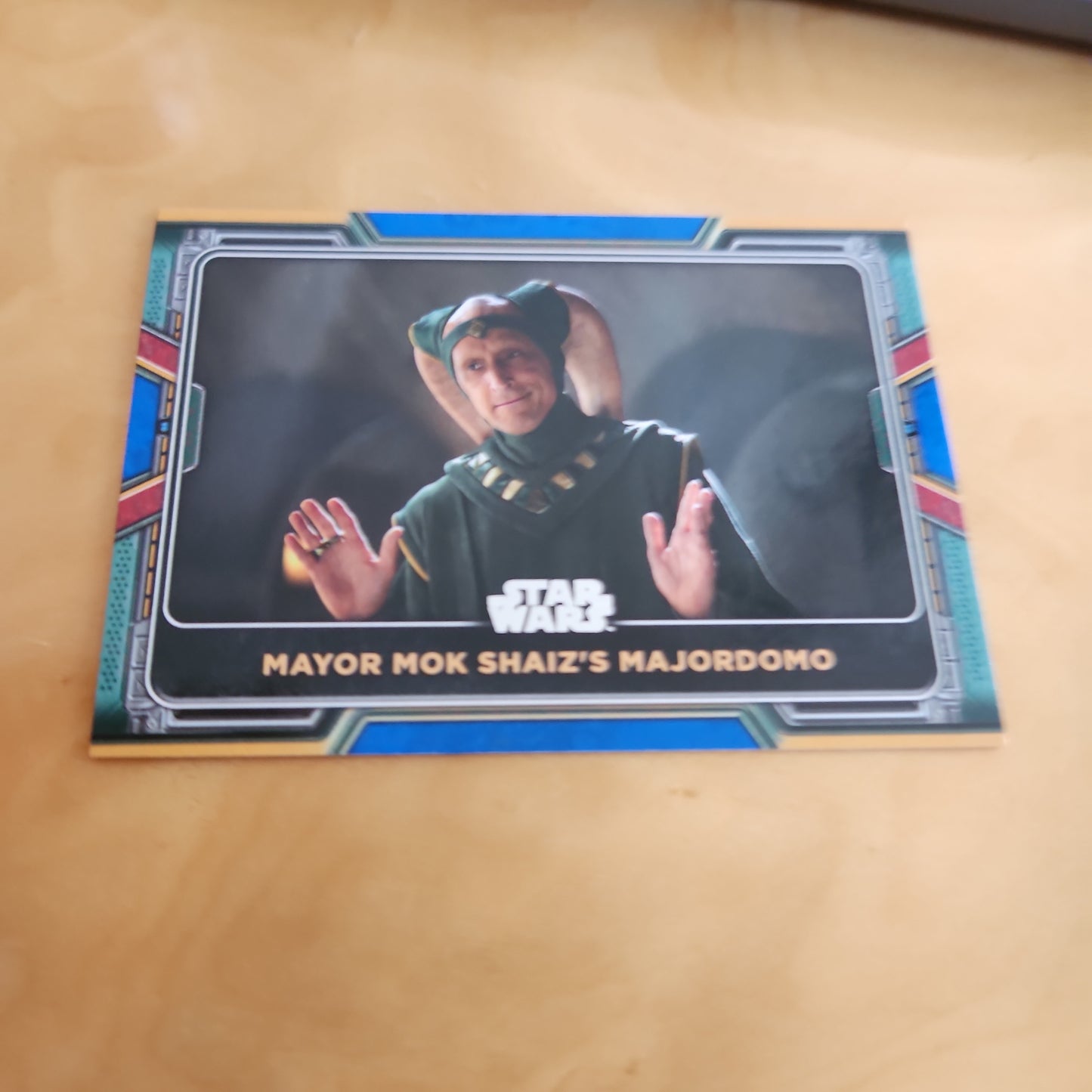 Topps Blue Star Wars Mayor Mok Shaiz's Majordomo #10
