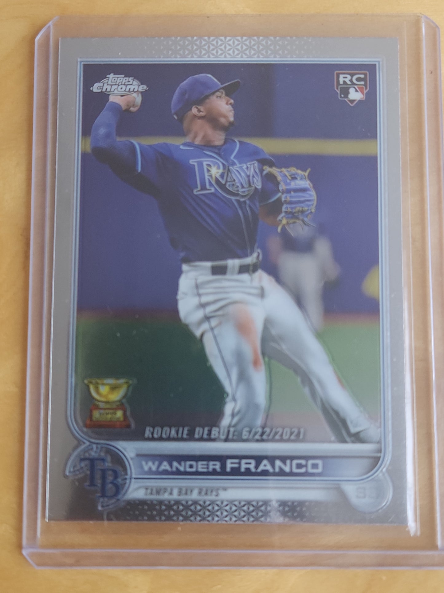 2022 Topps Chrome Wander Franco RC All Star Rookie #USC200 Tampa Bay Rays