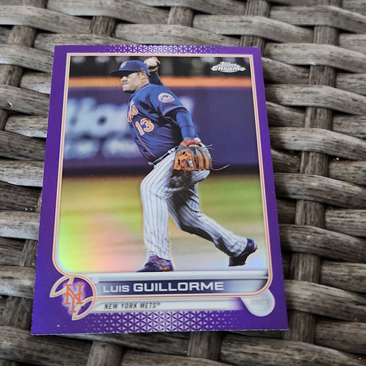 Topps Chrome Purple Luis Guillorme #USC180